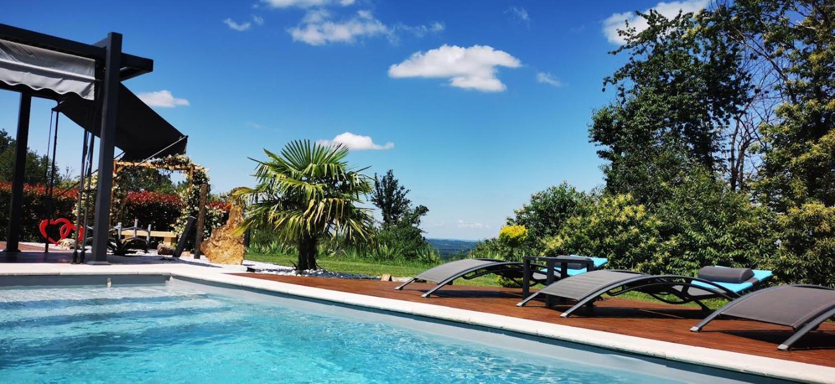 "Notre Bastide" Maison Et Table D'Hotes Traditionnelle Et Vegetarienne, Piscine, Jacuzzi, Clim, , A 5 Mn De Sarlat Marcillac-Saint-Quentin Exteriör bild